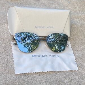 Michael Kors Reflective Silver Sunglasses